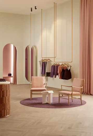 Chateau — Bloom Light Brown posé — mise en situation