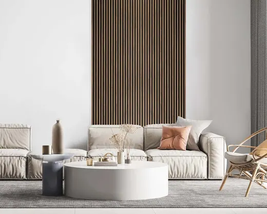 Habillage mural posé par S.B. Parquet
