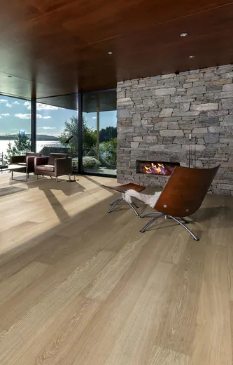 Parquet contrecollé Chêne PARIS posé — mise en situation