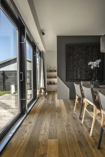 Parquet contrecollé Chêne Terra posé — mise en situation