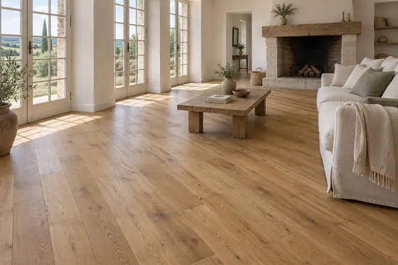 Gamme Nature — Aspect Bois brut brossé huilé posé — mise en situation