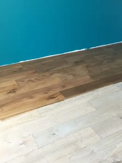 Application huile sur parquet neuf — avant