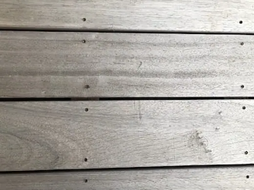 Renovation terrasse avant/apres — avant