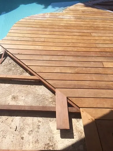 Terrasse IPE — avant